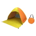 thumbnail image 2 of Tienda de campaña de playa UPF 50, para acampar en familia, actividades al aire libre en el patio trasero Naranja Amarillo XL kusrkot Tienda de playa, 2 of 8