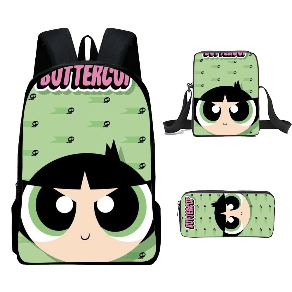 The Powerpuff Girls School Kindergarten Backpacks Junior High School