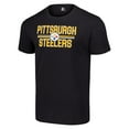 thumbnail image 2 of Men's Starter Black Pittsburgh Steelers Team Mesh Print Graphic T-Shirt, 2 of 3