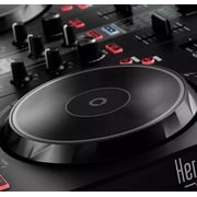 Hercules DJControl Inpulse 300 MK2 2-Channel DJ Controller Bundle with Case, TRS-to-RCA Breakout Cable, and Austin Bazaar Polishing Cloth