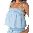 thumbnail image 5 of Celebrity Pink Women's Tie Strap Swing Top, Sizes XS-XXXL, 5 of 8