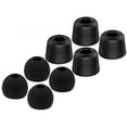 thumbnail image 1 of 8pcs (BMF-BPH)- Medium (M) Premium Memory Foam and Silicone Replacement Earbuds Eartips for Jaybird X3, Freedom F5 and Jaybird RUN Bluetooth In Ear Earphones / Headphones, 1 of 6