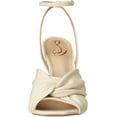 thumbnail image 2 of Sam Edelman Lavendar Modern Ivory Ankle Strap Square Open Toe Spool Heel Sandals (Modern Ivory, 10), 2 of 6