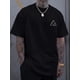 thumbnail image 1 of Geometric Graphic Print Men's Creative Top, Casual Short Sleeve Crew Neck T-shirt, Men's Clothing For Summer Outdoor Tee For Adult, Men, Women, Teen, Teenager, Adolescent,Youth, 1 of 7