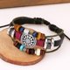 thumbnail image 4 of Mujer señora Bohemia viento con cuentas multicapa tejido a mano pulsera joyería, 4 of 5
