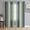 Navy Green, variant on Sheer Curtains 45 Inch Length 2 Panels Set for Kitchen, Navy Blue Semi Sheer Curtains for Windows, Modern White Geometric Vertical Stripes Voile Window Treatments Rod Pocket Curtain