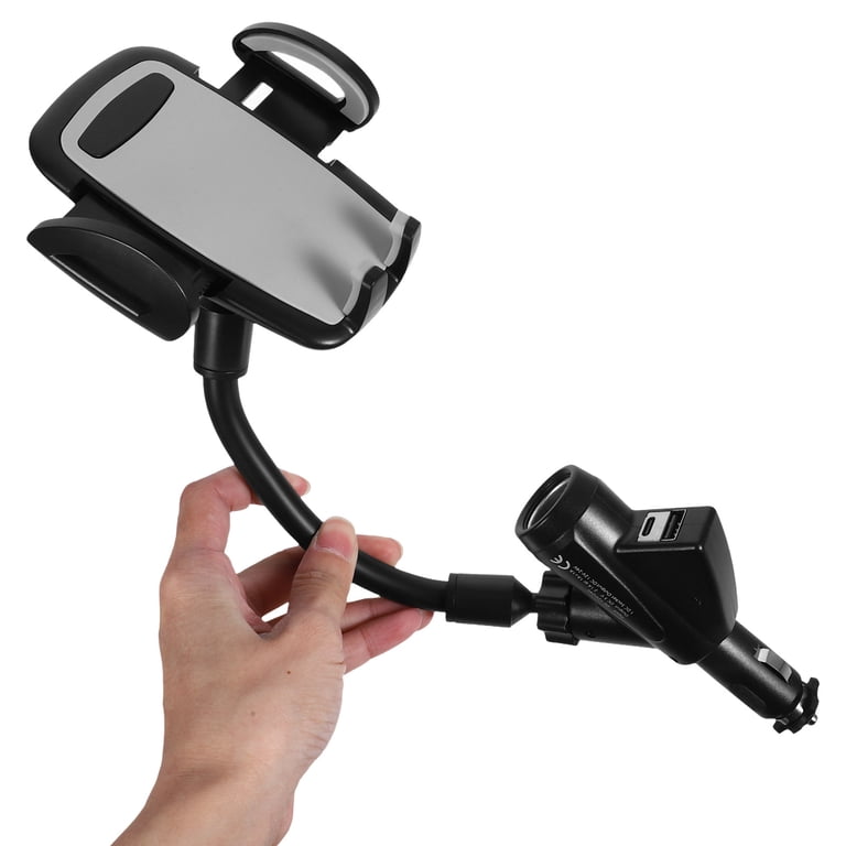 cigarette lighter phone mount Lighter Car Phone Holder Charger, Dual USB Fast Charging Cell Phone Mount for Car Charger