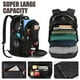 thumbnail image 2 of Mochila YOREPEK 50L para hombres Con Puerto De Carga USB Negro, 2 of 4