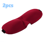 2PCS Outdoor Travel Sleep Aid Eye Mask Blindfold Cover Light Guide Sponge Blindfold