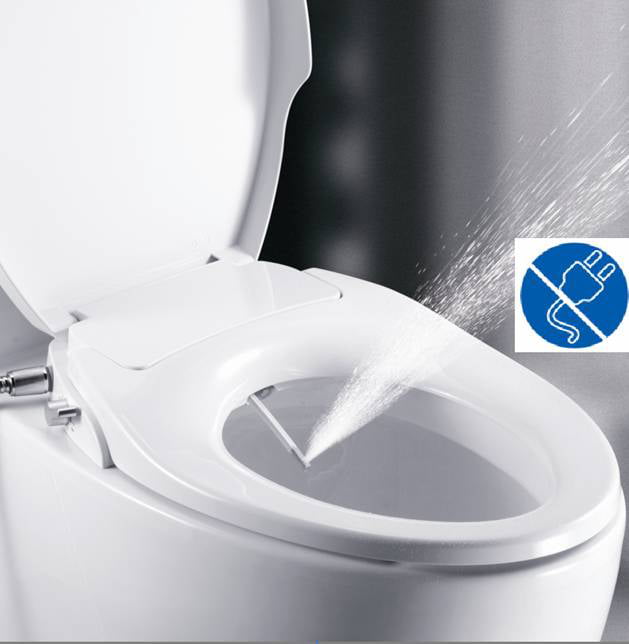 Brondell PureSpa Easy Bidet Non-Electric Bidet Attachment with Self-Cleaning