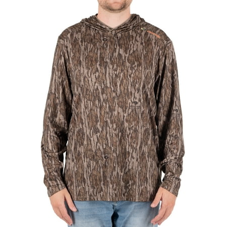 Mossy Oak Men s Long Sleeve Performance Hunting Hoodie S