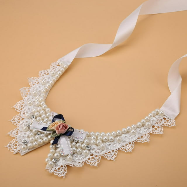 Collar De Perlas Para Perros, Pajarita Con Perlas, Collar Para Perros, Collar De Boda Para Perros, Collar Para Perros, Fiesta De Bodas, Gorros Para Mascotas, Trajes, Accesorios