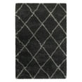thumbnail image 5 of Oriental Weavers Henderson Shag Area Rug 090W9 Ivory Diamonds Diagonals 3' 10" x 5' 5" Rectangle, 5 of 5