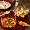 thumbnail image 3 of Recipientes de vidrio Razab de 1200 ml/42 oz para almacenamiento de alimentos, 2 unidades con tapas, 3 of 7