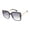 Black & Rose Gold, variant on Women's NN387 Flush Lens UV400 Protective Square Fashion Sunglasses, 66mm
