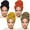 4 Pcs-black,army Green,yellow,orange, variant on Head Wraps for Black Women African Head Wrap Lightweight for Women Long Plain Turban Hair Scarf Scarves