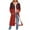 Red D, variant on Ashirexll Womens Fleece Coats, Womens Winter Coats, Casual Fashion Printed Long Sleeve Hooded Zipper Drawstring Tops