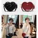 thumbnail image 3 of corazón coach bolsas de mujer C5118 C5119 Bolso De Cadena De Cuero En Forma De Corazón Hombro Único Bandolera, 3 of 4