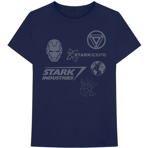 Marvel Comics Unisex T-Shirt Iron Man Stark Expo (Small)