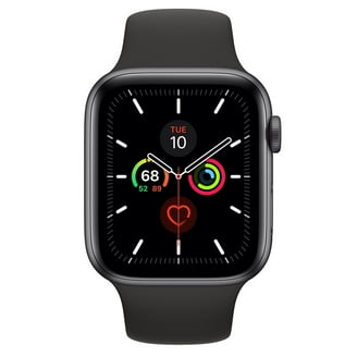 Apple Watch Series 6 GPS, 44mm Space Gray Aluminum Case with Black