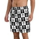 thumbnail image 2 of Balery Nautical Anchors1 Traje de Baño Estilo Hawaiano para Hombre, Shorts de Secado Rápido con Bolsillos-Small, 2 of 6