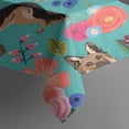 thumbnail image 3 of German Shepherd Dog and Flower Rectangle Tablecloth 60"x84",Waterproof Polyester Rectangle Table Cloth, Wipeable Spillproof Polyester Tablecloth for Dining, Camping, Indoor and Outdoor, 3 of 5