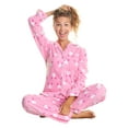 thumbnail image 3 of Angelina Cozy Fleece Notch Collar Pajama Set with Pockets (1-Pack), 3 of 4