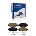thumbnail image 3 of Detroit Axle - 6pc Front and Rear Ceramic Brake Pads for Lexus ES250 ES300h UX200 UX250h UX300h Toyota Avalon Camry Corolla Cross C-HR Venza, 3 of 7