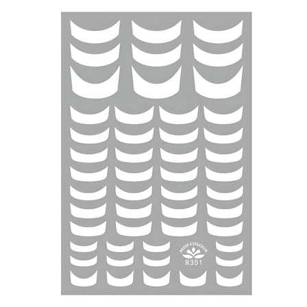 RAGUPEL Nail Art Stickers Decals WHITE French Line Manicure Mani Nail Tips