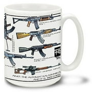 Cuppa 15-Ounce Coffee Mug with AK-47s