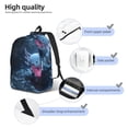 thumbnail image 5 of Xecao Heart Axolotl for Canvas College Laptop Backpack, Durable Rucksack Travel Notebook Bag School Backpack Book Bag for Men Women, 5 of 8