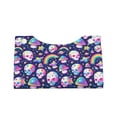 Cauagu Skull mushroom rainbow space for Large Tissue Box Cover