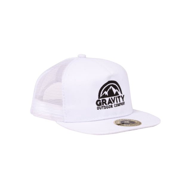 Gravity Outdoor Co. Structured Snapback, White/Black