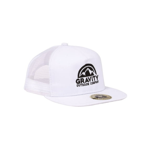Gravity Outdoor Co. Structured Snapback, White/Black