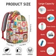 thumbnail image 6 of "Ethnic Boho Backpack for Women - Spacious College Bookbag with 17” Laptop Sleeve, Stylish Tribal Print for Dorm, Library & Everyday Use", 6 of 6