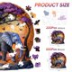 thumbnail image 2 of Puzle de madera Quenisray Elephant Forest 500 piezas, 2 of 7