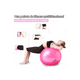 thumbnail image 2 of Pelota Bloosom  Fitness De Yoga Acondicionamiento 75 Cm Con Bomba Rosa, 2 of 4