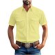 thumbnail image 2 of Yaoyar Mens Summer Vintage Turndown Collar Shirts Short Sleeve Casual Button Down Shirt Beach Vacation Tops, 2 of 6