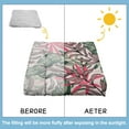 thumbnail image 6 of Tropical Leaf Meditation Cushion for Adults - Soft Skin-Friendly Fabric with Summer Palm Inspired Pattern, 6 of 7