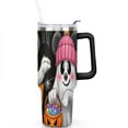 thumbnail image 2 of Halloween Insulated Tumblers Happy Halloween Pumpkin Travel Coffee Mugs with Straw,Thermal with Lids for Hot and Cold Drinks for Daughter Son 40 oz Boo Cup, 2 of 7