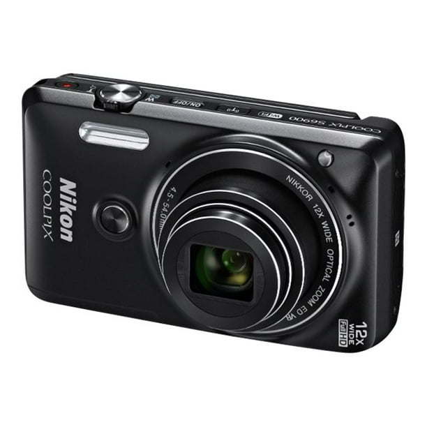 Nikon Coolpix S6900 Digital camera compact 16.0 MP 12x optical zoom WiFi, NFC black