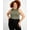Dusty Olive, variant on Trendy Plus Size Bodycon Tank Bodysuit Dusty Olive 1X