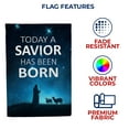 thumbnail image 4 of America Forever Shepherd Nativity Christmas House Flag, 28 x 40 inch Double Sided, Today Savior Born Star Bethlehem Winter Religious Holiday Outdoor Yard Decoration Banner, 4 of 4