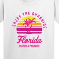 thumbnail image 4 of Inktastic Enjoy the Sunshine Florida Summer Paradise Youth T-Shirt, 4 of 5