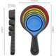 thumbnail image 3 of Collapsible Silicone Measuring Cups Measuring Spoons - Set 8psc Silicone Mesuring Cup And Collapsible Spoon - Great For Camping And Pet Food (green), 3 of 5