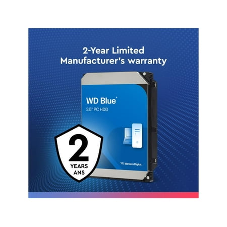 WD - Blue 1TB Internal SATA Hard Drive (OEM/Bare Drive) for Desktops