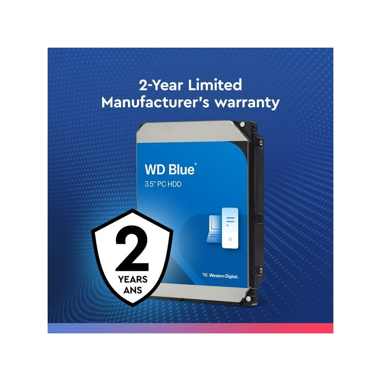 WD Blue 2TB HDD Internal Computer Storage - 7200 RPM SATA WD Blue 2TB HDD Internal Computer Storage - 7200 RPM SATA