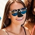 thumbnail image 6 of yuksok Sunglasses Nose Cover Comfortable Sun Protection Outdoor Nose Sun Protect Pad Black, 6 of 9