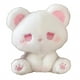 thumbnail image 5 of Peluche de animal sentado de 5,91 pulgadas, cómodo para acurrucarse y decorar el hogar. Blanco y rosa A, 5 of 9