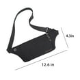 thumbnail image 3 of Byujiro Canvas Fanny Pack for Men & Women Travel Wallet Bag for Cell Phone Belt Bag Crossbody Bag with Headphone Hole for Travel Walking Running Hiking Cycling, 3 of 6